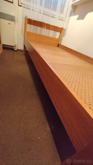 2x postel z masivu s matrací 90x200 cm - palanda - 9