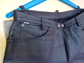 KOŽENÉ KALHOTY A BUNDA PSI - HOVĚZÍ KŮŽE - DÁMSKÉ - 9