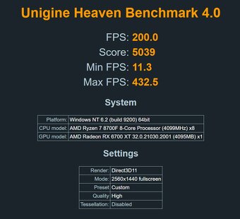 🖥️HERNÍ PC RYZEN 7 8700,RX 6700XT 12GB,16GB DDR5,1 TB SSD - 9