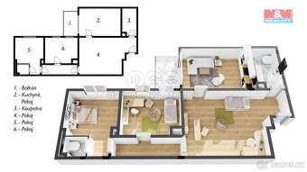 Prodej bytu 3+1, 93 m², Janovice Úhlavou, Rozvojová zóna - 9