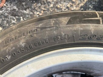 ORIGINÁL ALU KOLA AUDI 5x112 R16 ET37 + ZÁNOVNÍ ZIMNÍ PNEU - 9