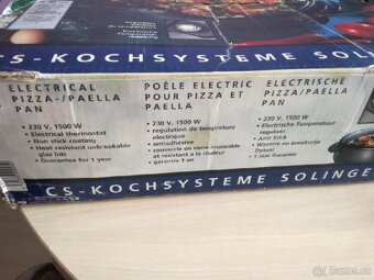 Pizza/paella elektrická pánev - 9