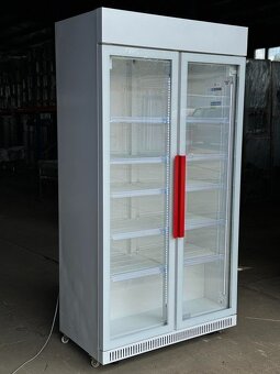 Prosklená chladicí lednice 117x63,5x226cm - 9