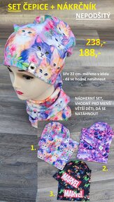 Nové čepice jarní, zimní, podzimní VÝPRODEJ - 9