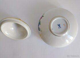 Starožitná porcelánová cukřenka Míšeň - Meissen - 9