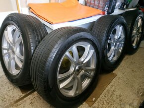 Alu kola Hyundai Santa Fe 5x114,3 r18 Originál,pneu6mm TPMS - 9