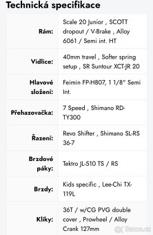Dětské kolo SCOTT SCALE 20 2022 yellow - 9