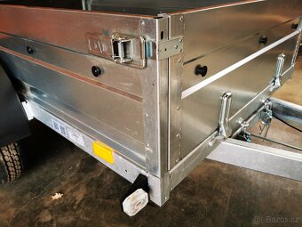 přívěsný vozík sklopný 2430 x 1210 x 400mm1300kg - 9