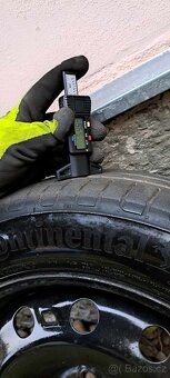 4ks Letní kola a pneu XL Continental+Semperit 185x60x15 - 9