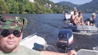Motorový člun 3,65 m pro 4 osoby plus motor Yamaha - 9