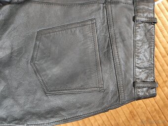 kalhoty kožené dámské nové, vel. 40 - 9