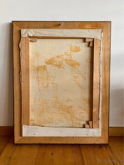 Starý krásný obraz, olejomalba - 9