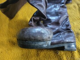 Vysoké kožené boty na barokní šerm - 9
