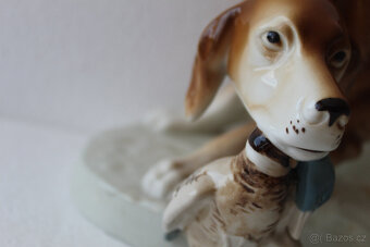 Royal Dux – lovecký pes s kačenou - 9