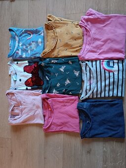 Trička s dlouhým rukávem 104 - 9