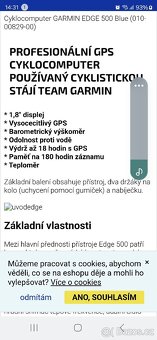 GPS garmin Edge 500 na kolo - 9
