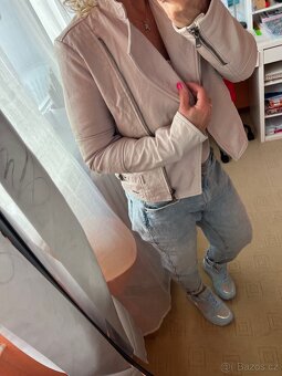 CALVIN KLEIN NOVÁ KOŽENÁ BUNDA KŘIVÁK VEL.S-M - 9