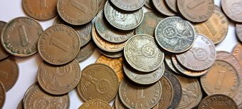 1 reichspfennig. Různé Ročníky 400 ks. - 9