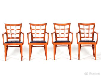 4x nepoškozené židle, křesílka, výroba TON - 9