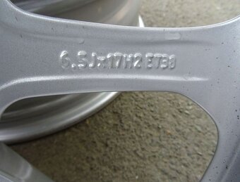 Disky originál Mercedes 17", rozteč 5x112,ET 38, šíře 6,5J - 9