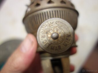 Petrolejová lampa, kulatý knot - 9