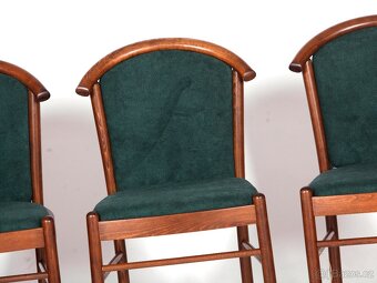 Velké čalouněné židle TON, 4 nikdy nepoužité  kusy. - 9