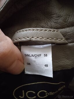 Pánská kožená bunda, velikost 58 - 9