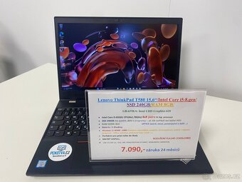 Lenovo ThinkPad T580 15,6“/Intel Core i5-8.gen/ SSD 240GB/RA - 9
