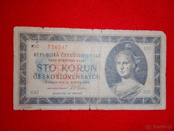 Československé bankovky 13 ks + 2 ks - celkem 15 ks - 9