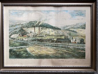 Obraz J.Veselý litografie - 9