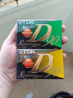 Prodám 3 ks audiokazet zn. TDK + Sony - 9