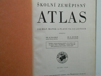Staré, školní atlasy - 9