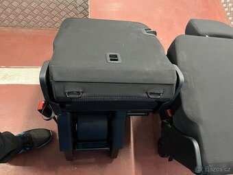 Druhá řada sedačky Transporter Caravelle T5 T6 dvoje šoupačk - 9