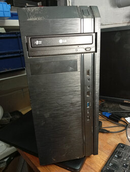 PC skříň Micro ATX + zdroj 400W + LG DVD GH20NS10 - 9