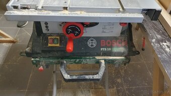 Pila Bosch PTS 10, hoblovka Scheppach HMS 1080 - 9