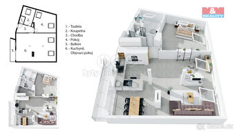 Prodej bytu 2+kk, 108 m², Brno, ul. Hutařova - 9
