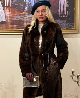 Luxusní norkový kožich - 9