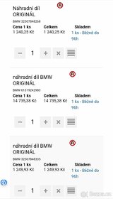 Sada na řazení pod volant BMW - 9