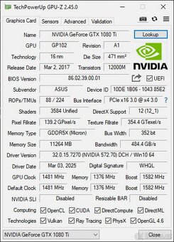 ASUS GeForce GTX 1080Ti Founders Edition 11GB - 9