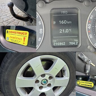 ŠKODA OCTAVIA II 1,8 TSi 118kW 6ti KVALT AUTOKLIMA 12/2007 - 9