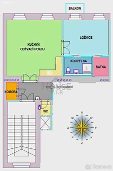 Podnájem bytu 2+kk 56 m² Na Smetance, Praha - Vinohrady - 9