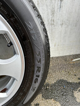 Alu disky s pneu Michelin 215/55/R16 93V na VW, Audi, Škoda - 9