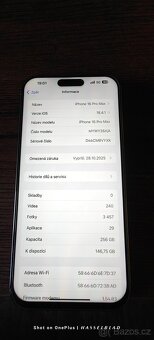 Apple iPhone 16 Pro Max, 256GB - 9