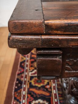 Starožitný velký anglický stůl z počátku 18. století - 9
