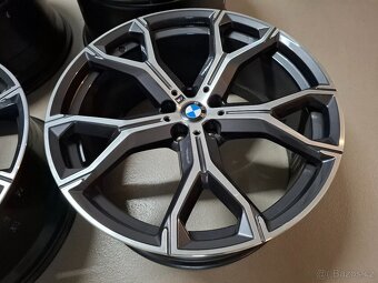 Originál sada 21" BMW G05, X5, X6 style 741M - TOP - 9