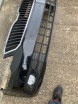 predni naraznik skoda superb ii 13-15 cerny maska - 9