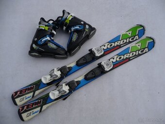 169. Detske lyže NORDICA - 100cm + boty NORDICA 32,5 eu SET - 9