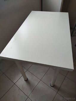 Bílý stůl Ikea Linnmon/Adils - 9