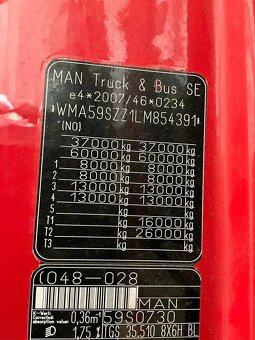 MAN TGS 35.510 8x6 / Sklápěč / 151tkm - 9