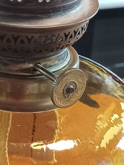 STAROŽITNÁ ART DECO PETROLEJKA GAUDARD, 20.–30. LÉTA - 9